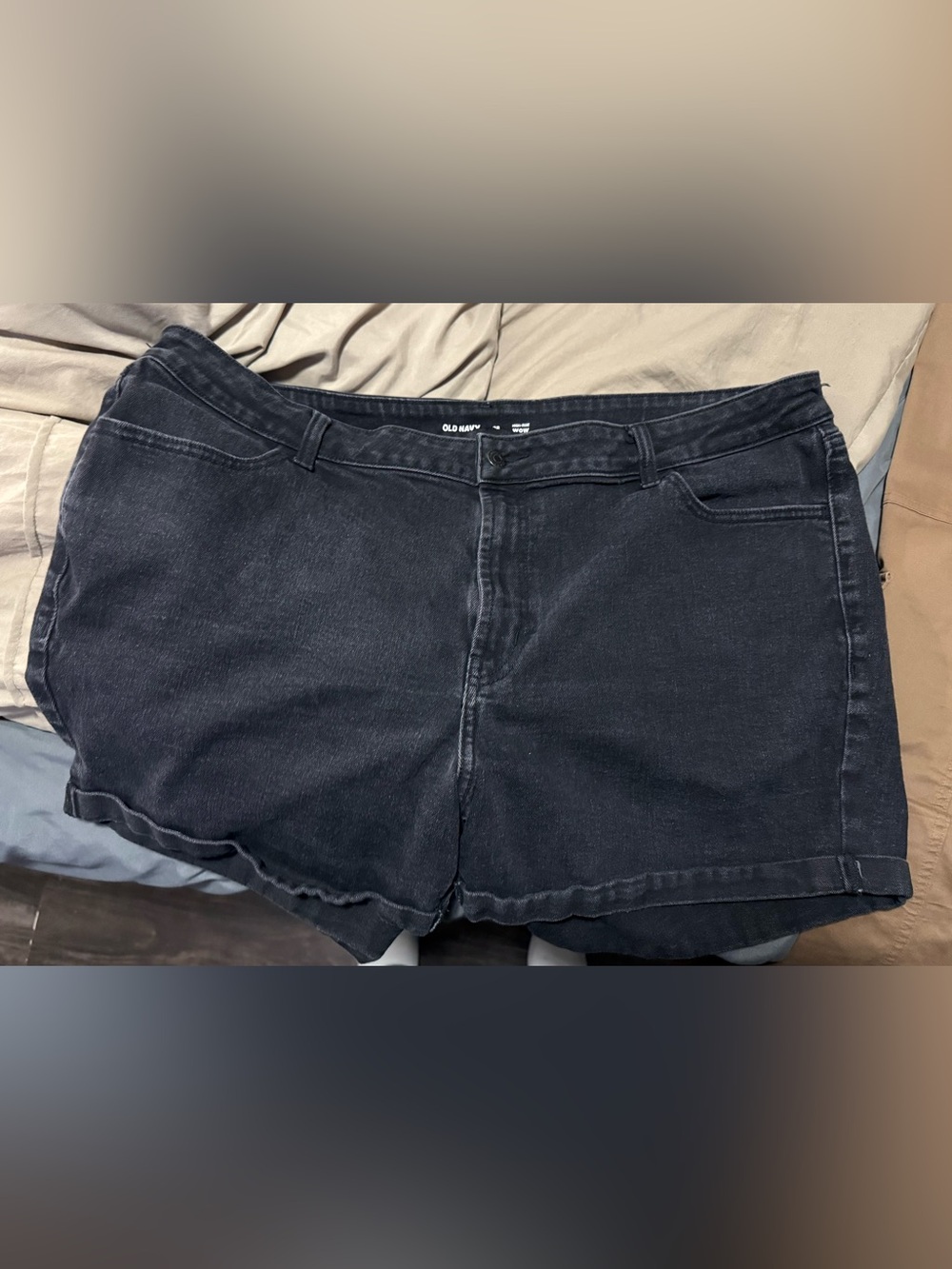 Old Navy Black Denim Shorts